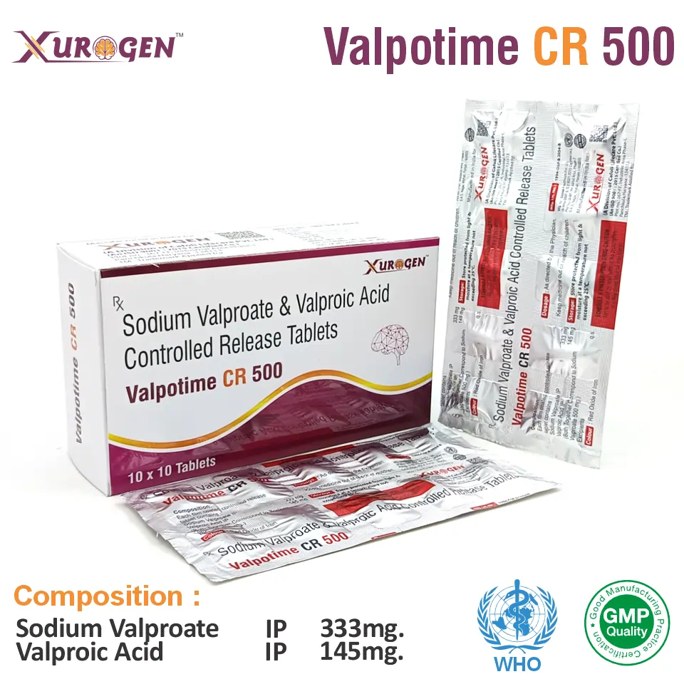 Sodium Valproate 333mg + Valproic Acid 145mg Tablet PCD Pharma Franchise